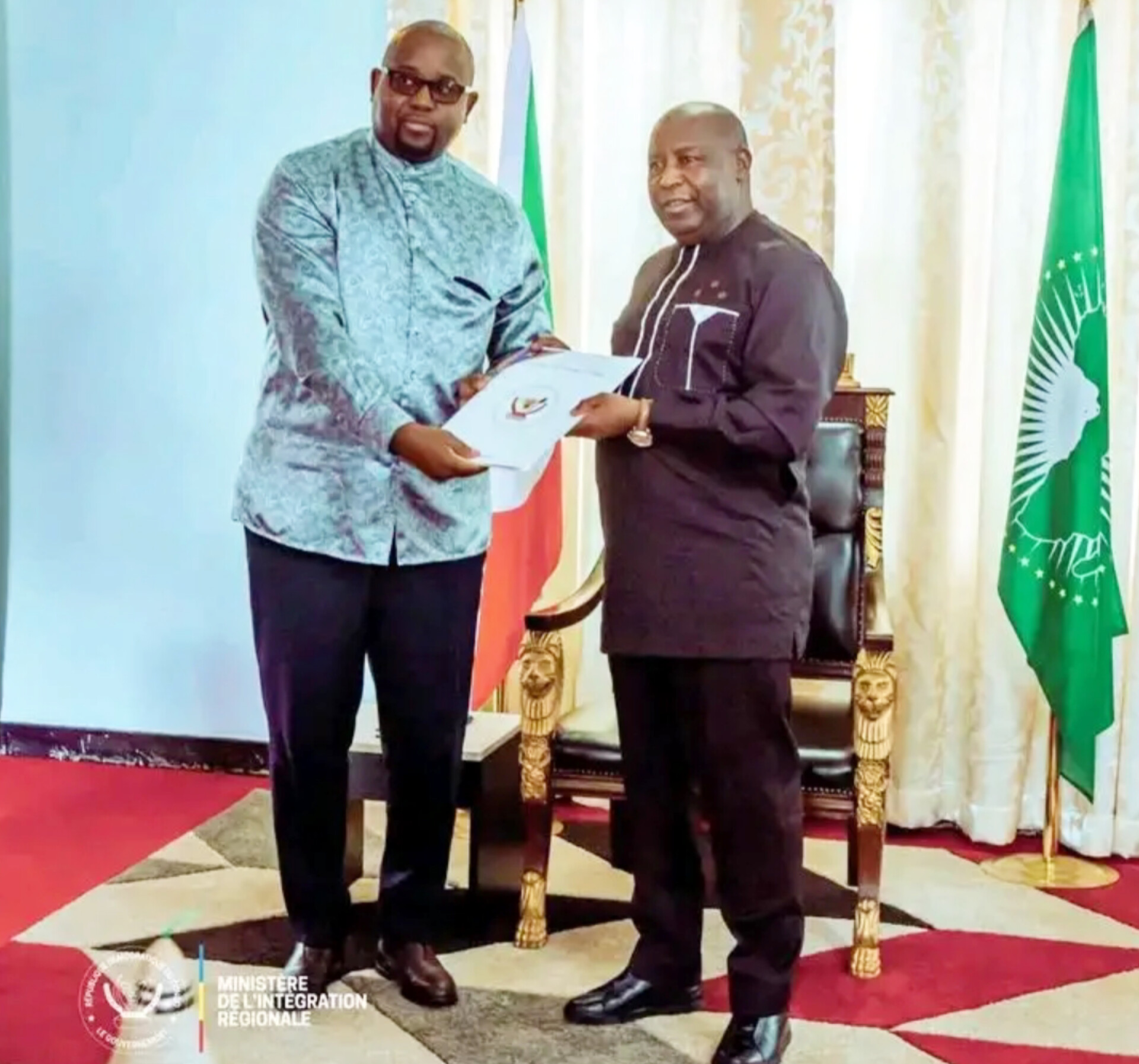 RDC-Burundi : Floribert Anzuluni remet un message du Président Félix Tshisekedi à son homologue burundais