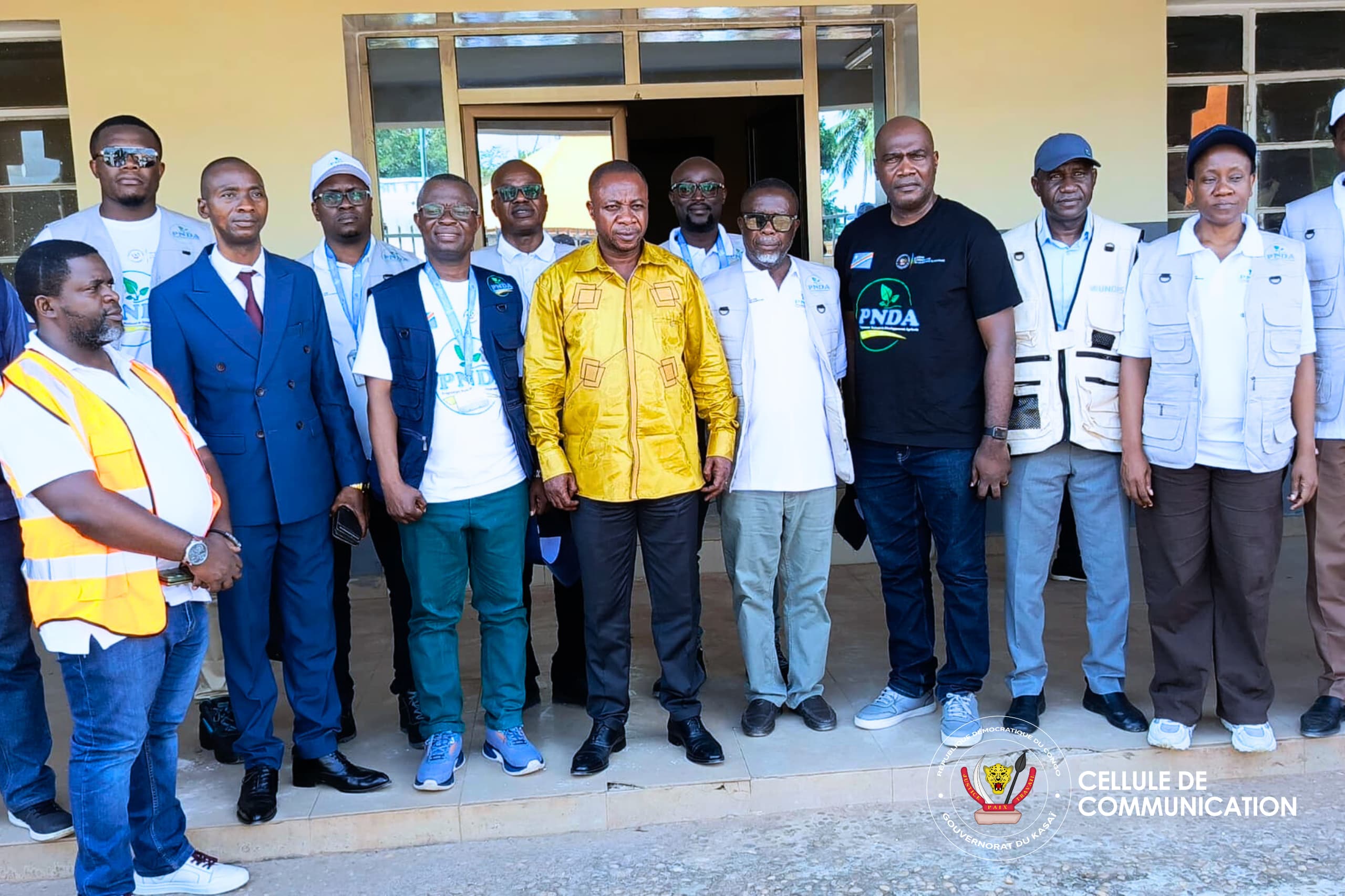 Kasaï : le Vice-gouverneur Djoley  Bokele échange avec la délégation nationale du PNDA en mission à Tshikapa