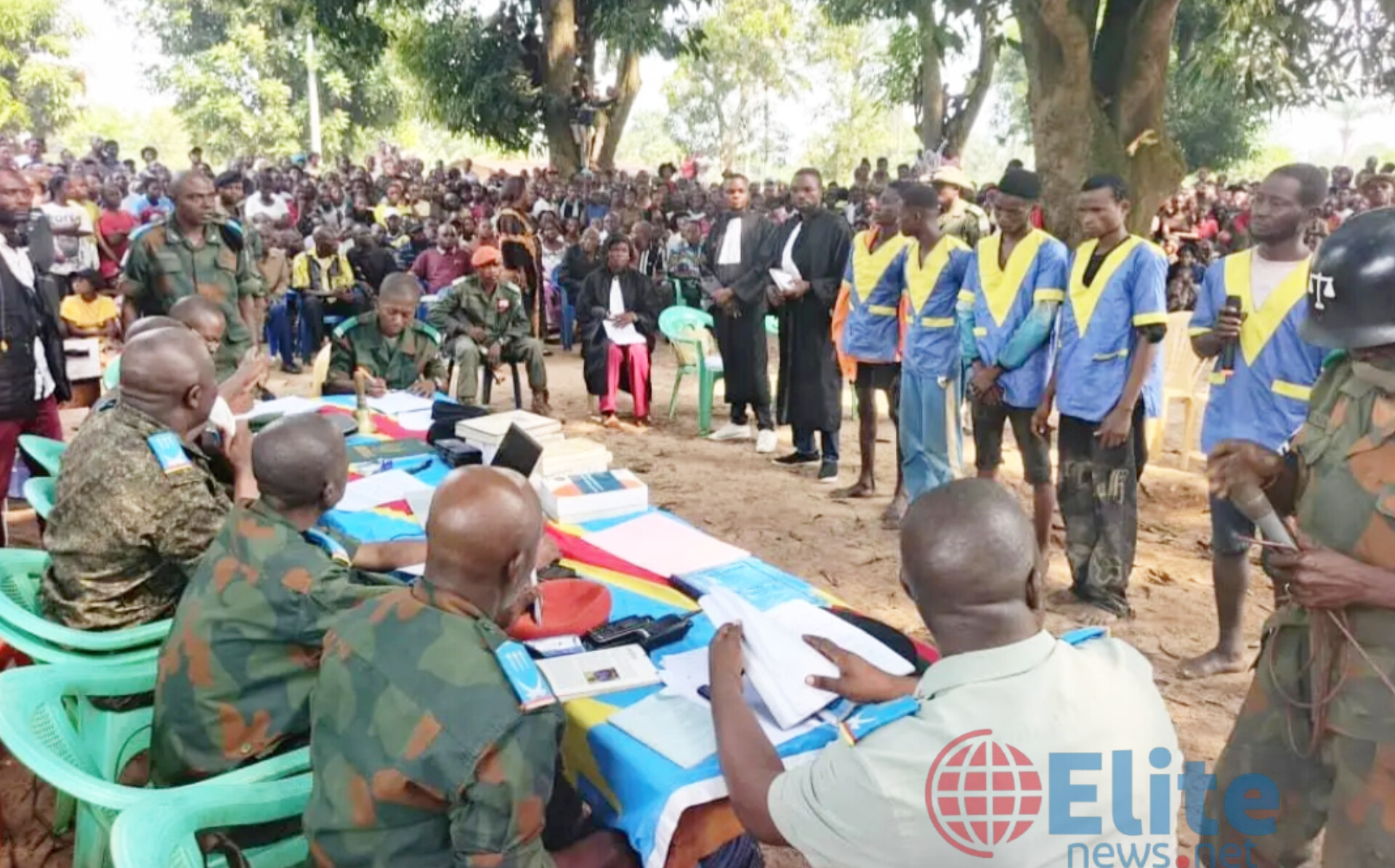 Kwilu : cinq présumés bandits armés devant la justice militaire à Kikoti