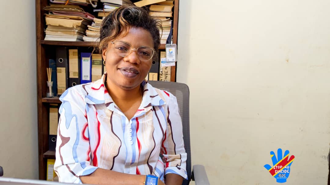 Sud-Kivu : Madame Lumière Singay Présidente provinciale de l'Association Stop au suicide appelle chacun à mobiliser ses ressources internes et à prendre soin de son bien être psychologique