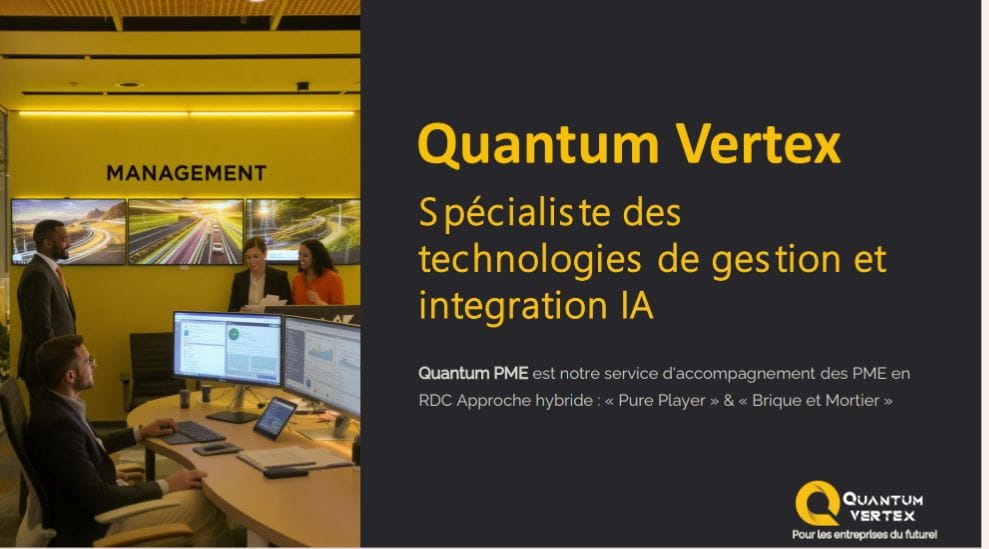 RDC : Quantum Vertex s'engage dans la transformation digitale des entreprises grâce à l'IA et au conseil IT