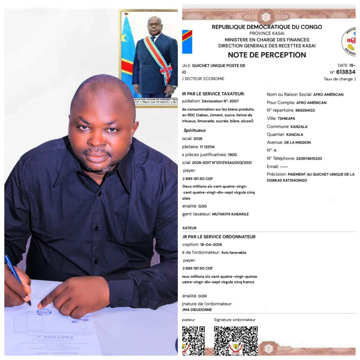 Kasaï : le ministère provincial des Finances clarifie la migration du système KODINET et met en garde contre la désinformation