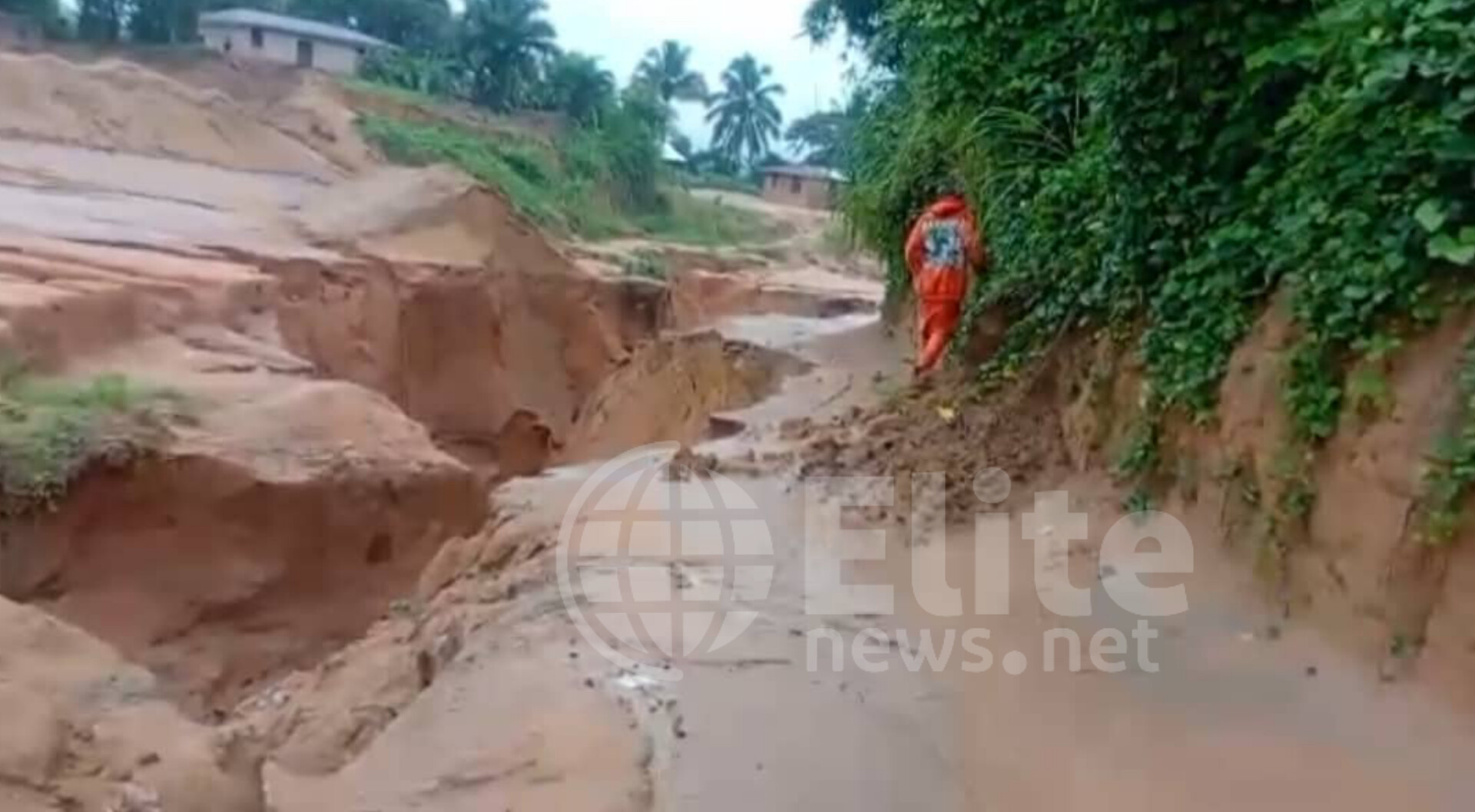 Sankuru : la RN7 reliant Lodja-Dibele coupée en deux après une forte pluie