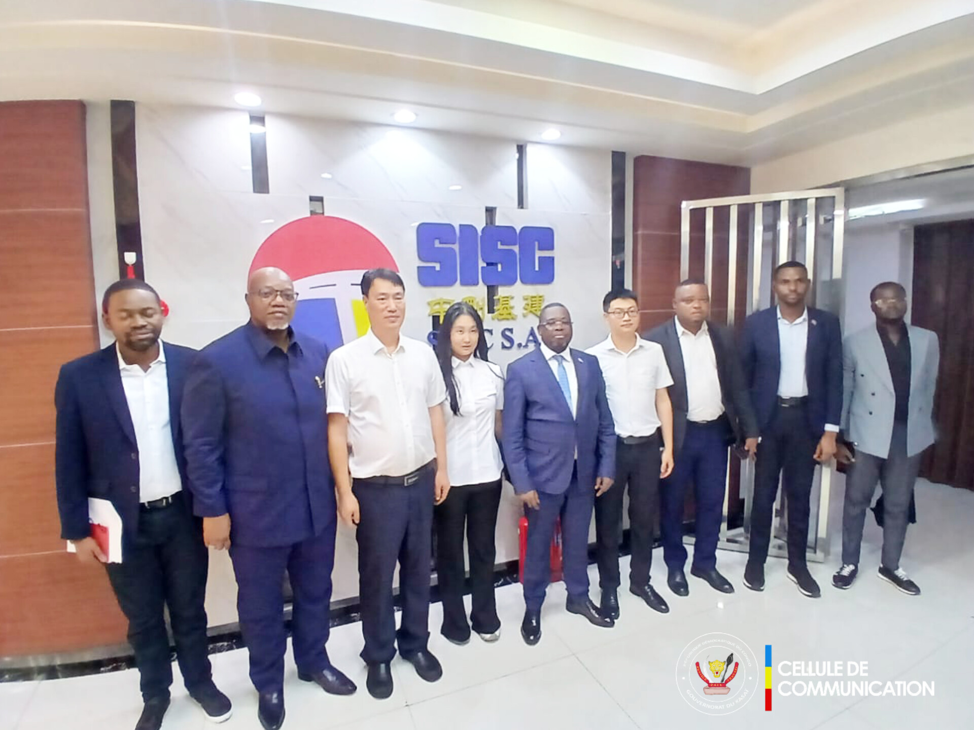 Kinshasa : Le Gouverneur Crispin Mukendi et SISC S.A. en concertation sur le futur aéroport national de Tshikapa