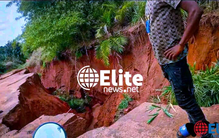 Kasaï-central : La route nationale Nº42 Demba-Kananga menacée par une tête d'érosion