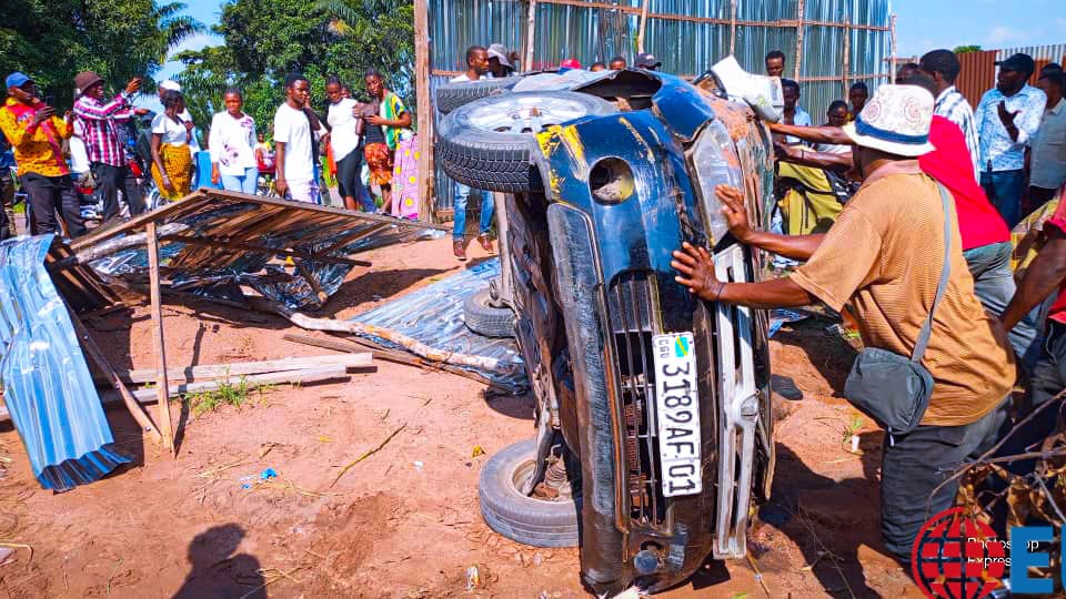 Kasaï : des blessés graves suite à un accident circulation au péage Katshiongo à Tshikapa