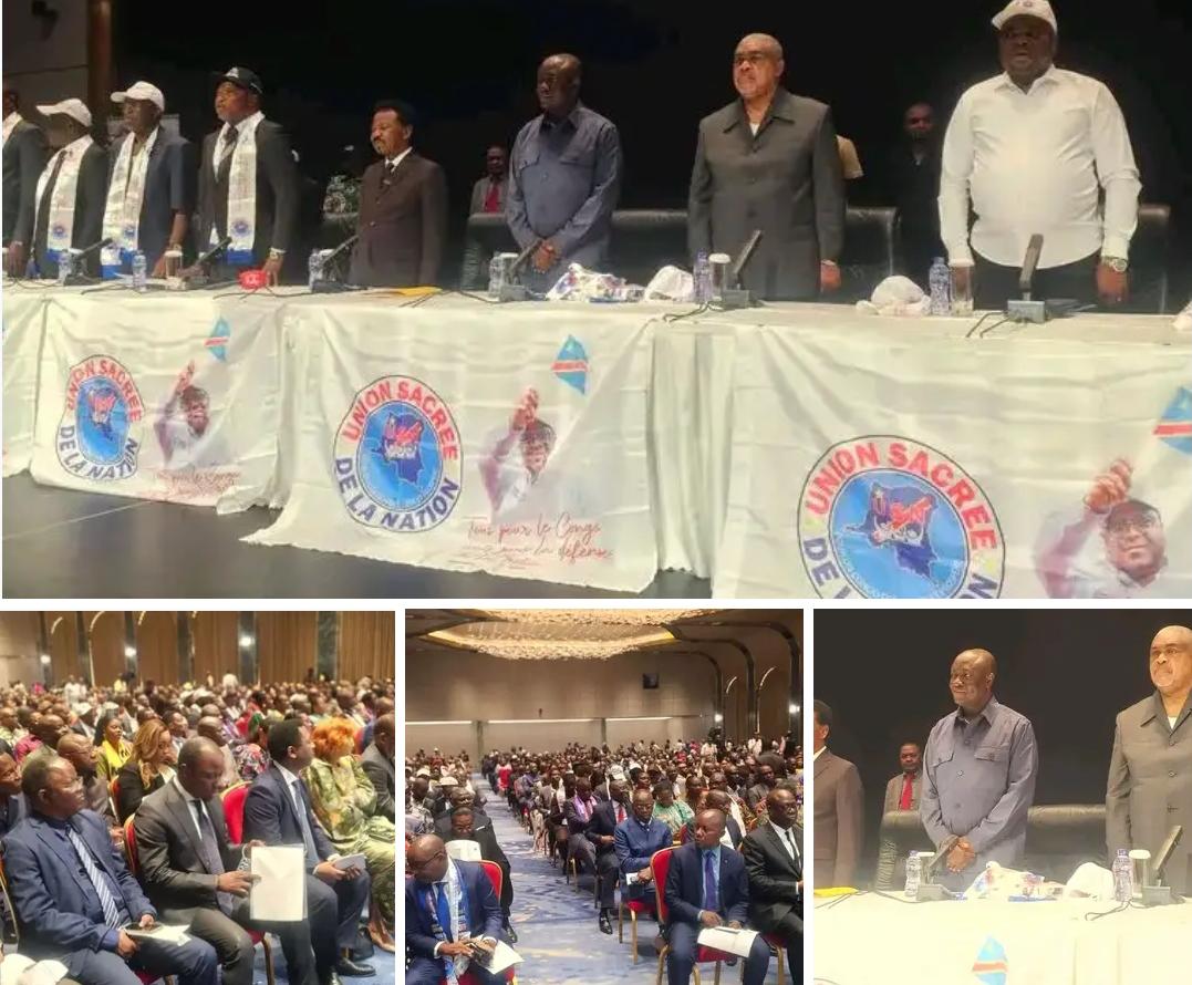 RDC : l’Union sacrée en conclave à Kimpeski, une déclaration politique annoncée après une réunion d’urgence