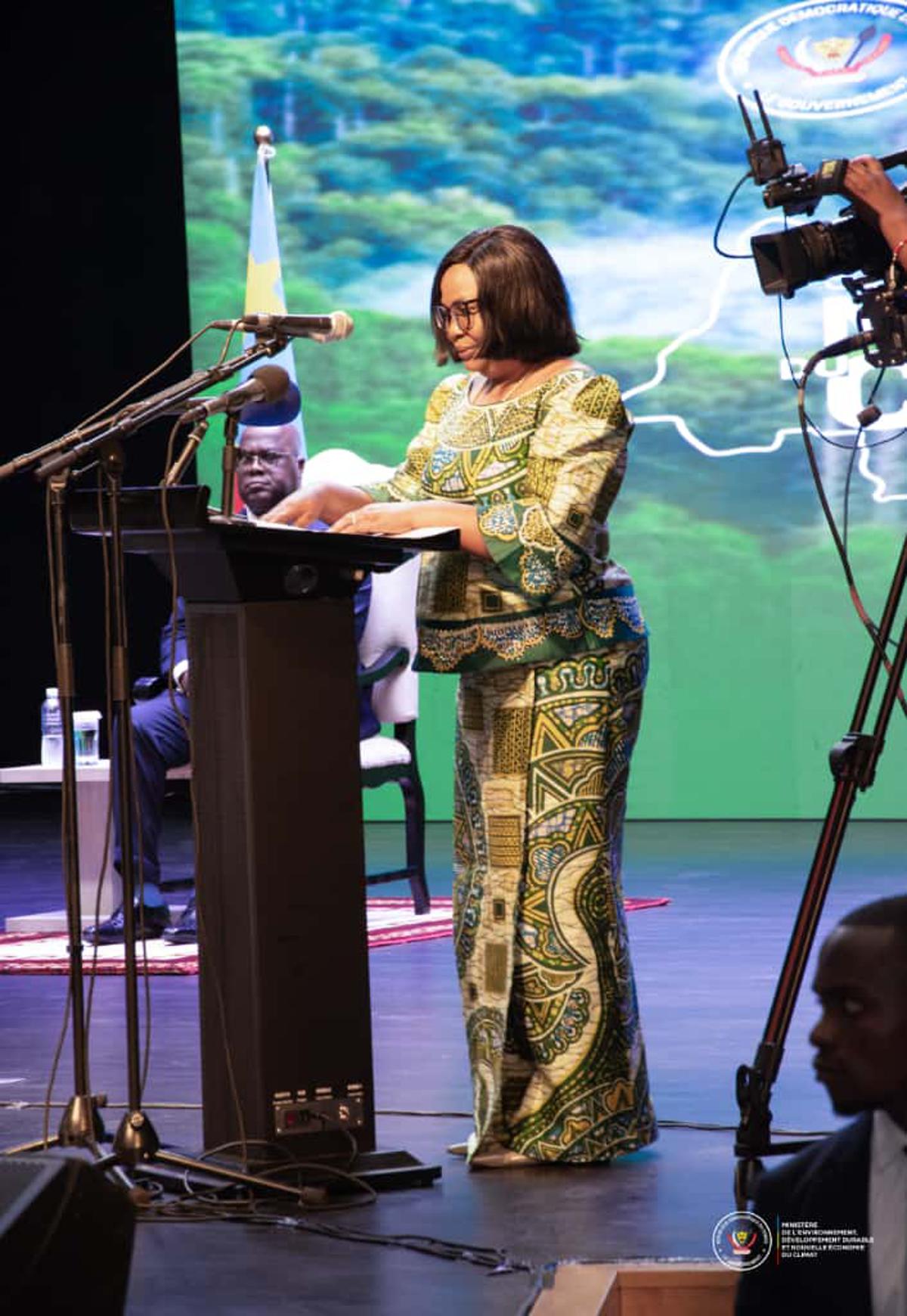 RDC : Ouverture des travaux de la première Semaine nationale du climat 2025 par la ministre de l'Environnement Marie Nyange à Kinshasa