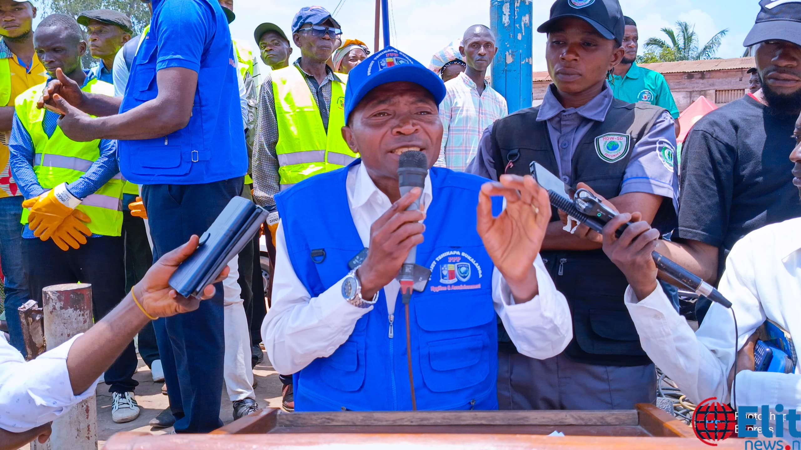 Tshikapa : Le Maire Faustin Lumu Luabu Wetu sensibilise ses administrés au changement de la constitution