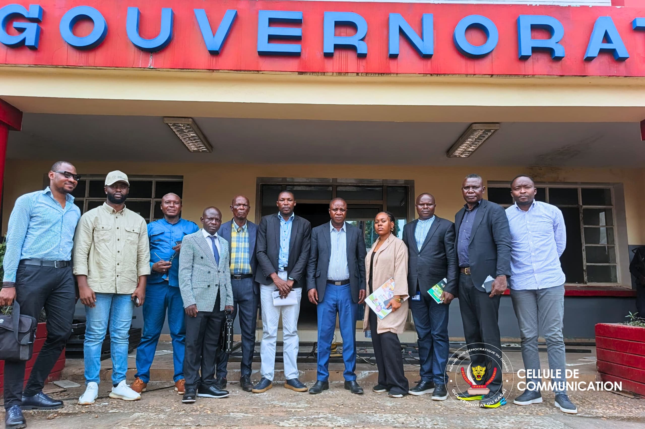 Kasaï : échange stratégique entre le Vice-gouverneur Djoley Bokele et la délégation du ministère nationale de l'agriculture sur la campagne agricole