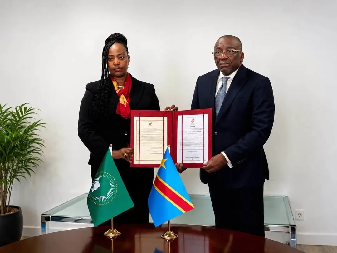 RDC–Union africaine : Jacques Djoli dépose l'acte officiel d'adhésion au Protocole du Parlement panafricain, une avancée majeure pour l'intégration africaine