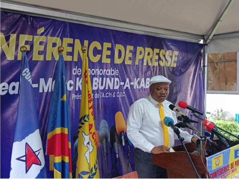 RDC : Jean-Marc Kabund annonce une marche pacifique le 15 décembre pour exiger la convocation du dialogue politique