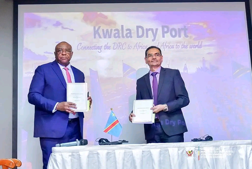 RDC : le gouvernement signe un protocole d'accord de concession avec la société Boston Developers Ltd pour le développement du port sec à Kwala