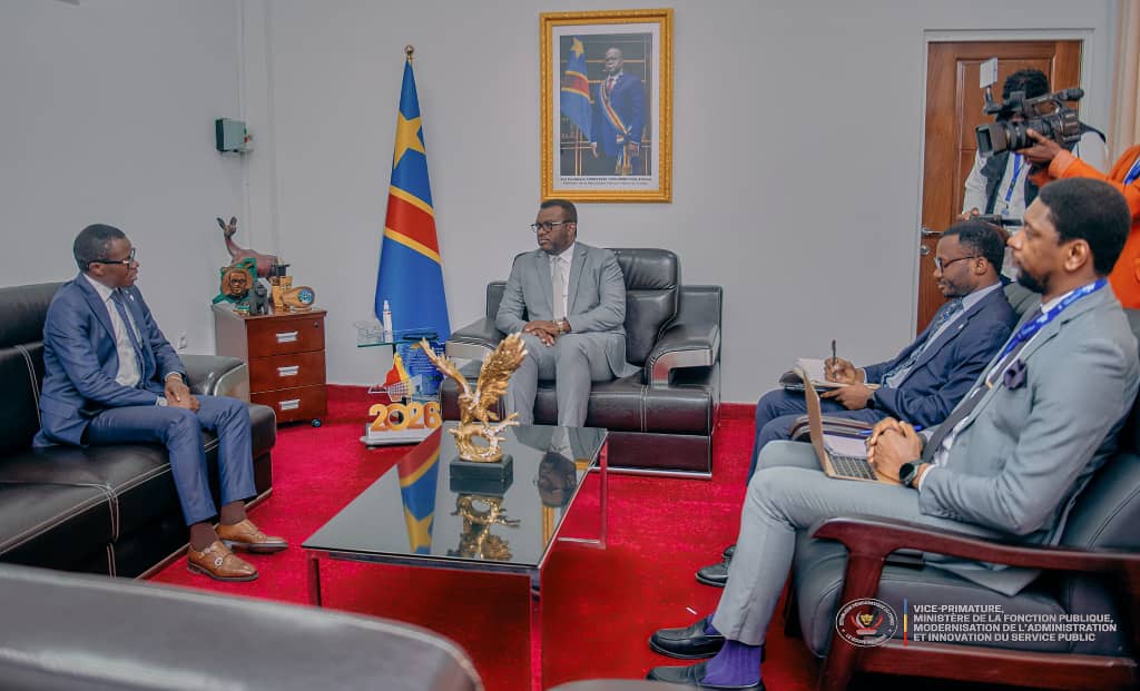 RDC : Jean-Pierre Lihau et Éliezer Ntambwe échangent sur l’identification biométrique des anciens combattants