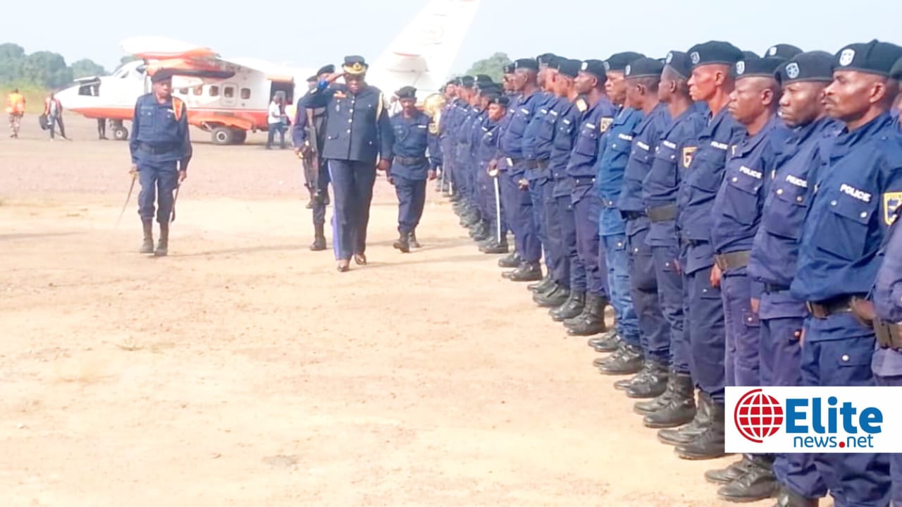 Kwilu : de retour à Bandundu, la commissaire divisionnaire adjointe Angel Yangbonga appelle les policiers au professionnalisme et au respect de la loi