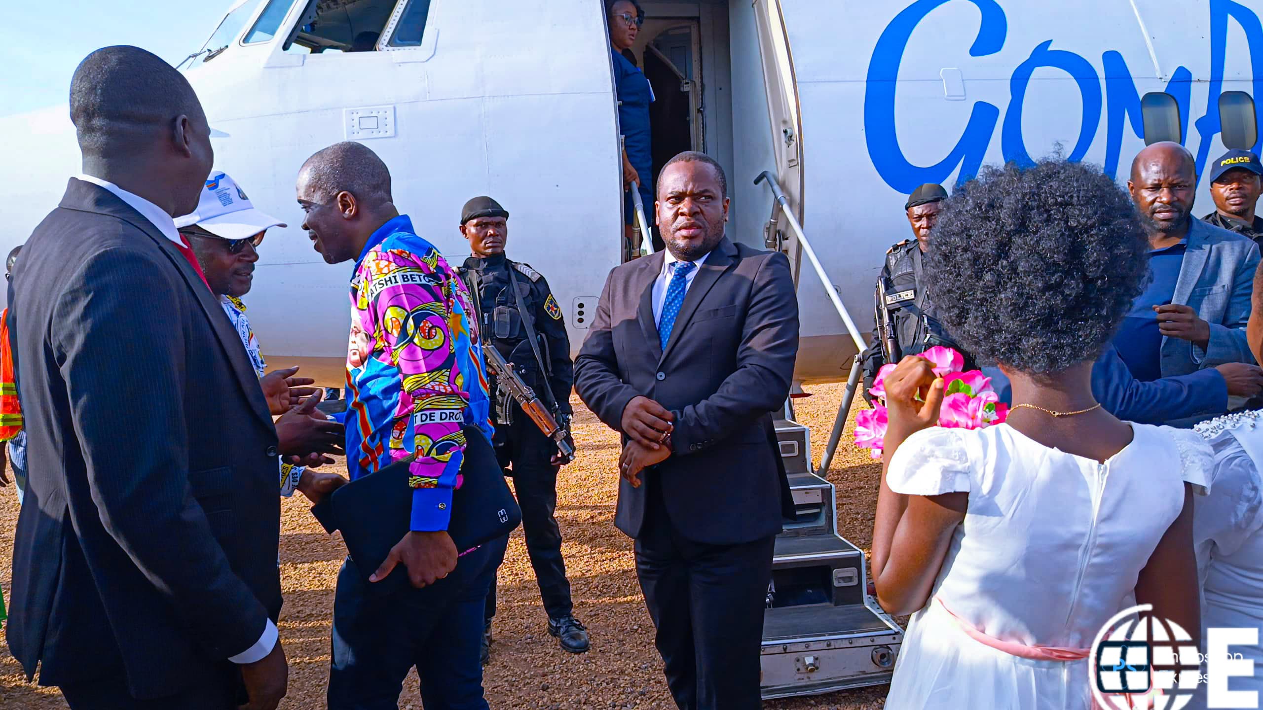 Kasaï : le DG de la CNSSAP Junior Mata accompagne le VPM de la fonction publique à Tshikapa