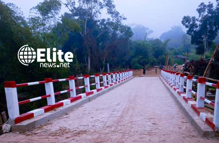 Kasaï : Le député Simon Mulamba annonce pour bientôt l'inauguration du pont Tshikamakama construit sur fonds propres.