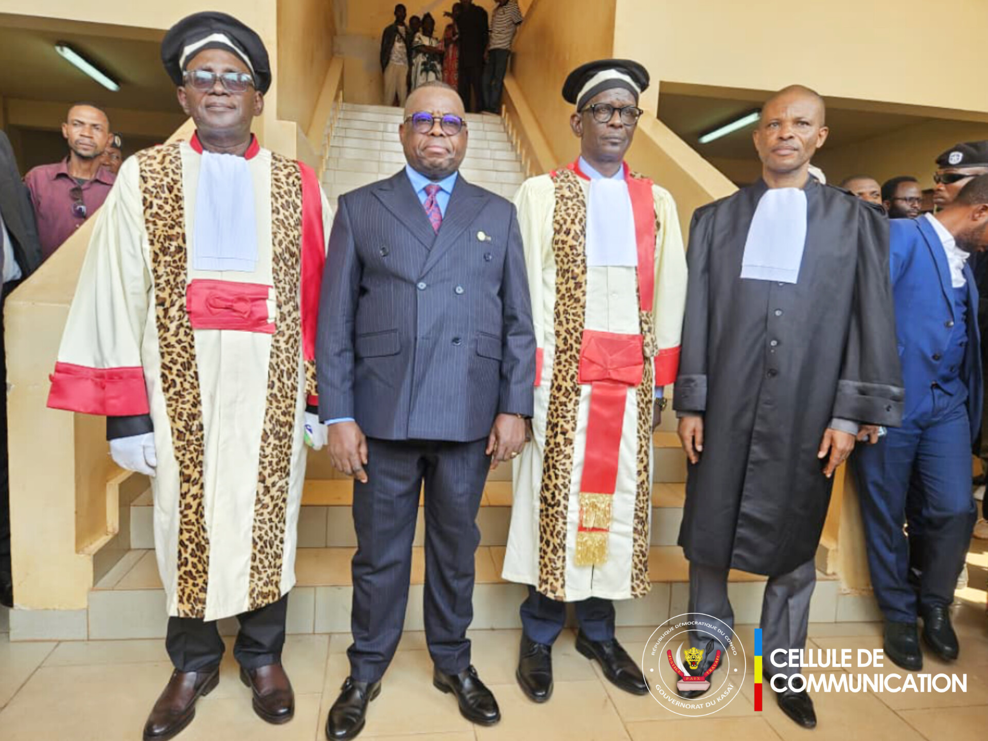 Kasaï : nouveaux chefs de corps judiciaires installés, le Gouverneur Mukendi appelle à une justice impartiale