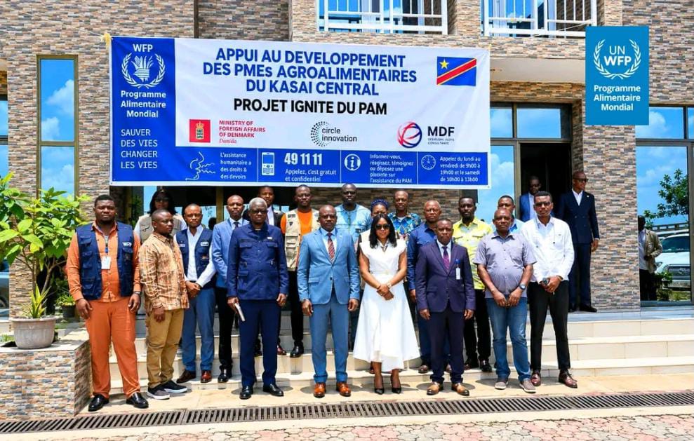 Kasaï-Central : le PAM lance IGNITE, un projet de 120 000 USD pour dynamiser les entreprises agroalimentaires