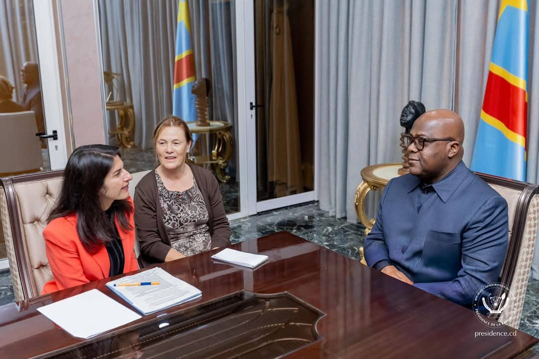 RDC-Allemagne : Félix Tshisekedi échange avec la ministre adjointe allemande des Affaires étrangères sur la paix dans les Grands Lacs