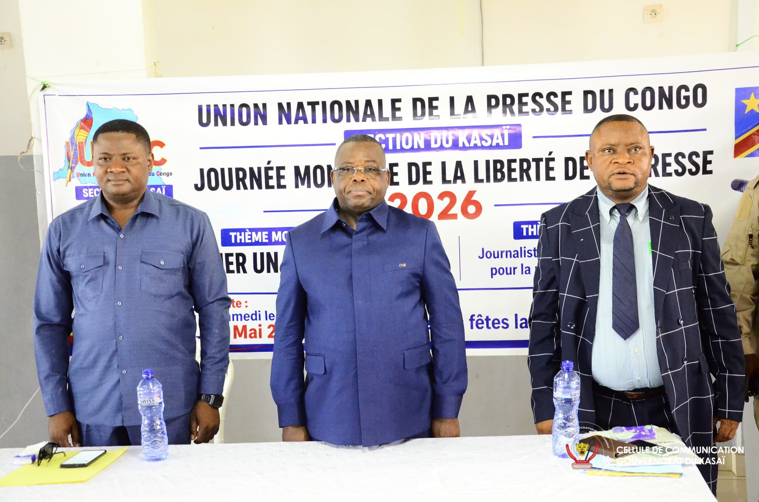 Kasaï : à la Journée mondiale de la liberté de la presse, le gouverneur Crispin Mukendi appelle les journalistes au respect de l’éthique et de la déontologie professionnelle