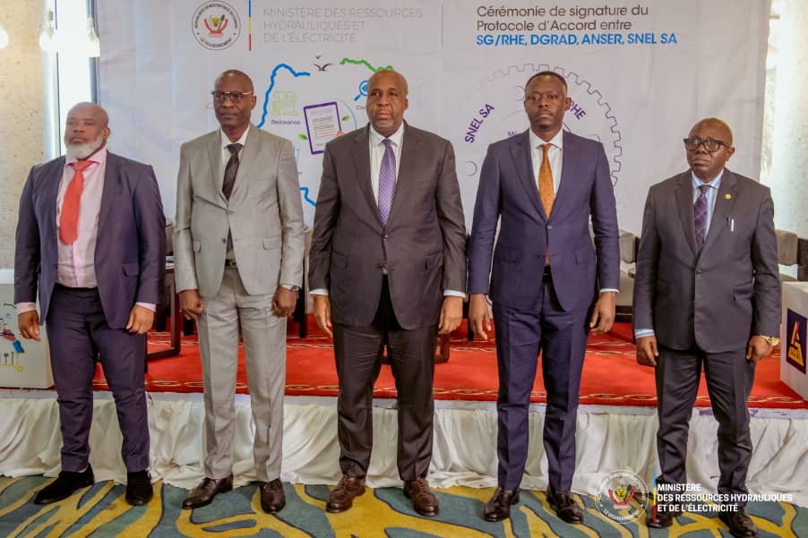 RDC : ANSER signe un protocole d’accord sur la perception et le contrôle de la redevance liée à la consommation d’électricité