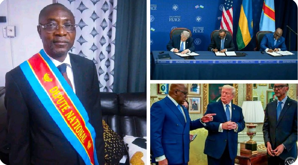 RDC–Rwanda : Le député Richard Wagner Tshienda salue la signature de l’accord de paix à Washington