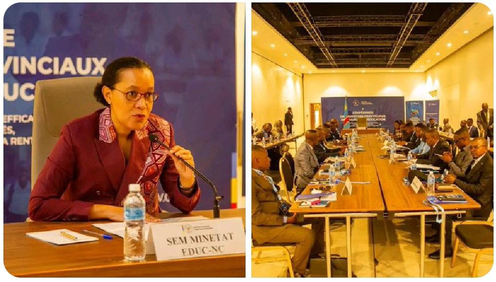 RDC : Raïssa Malu réunit les ministres provinciaux de l’Éducation pour préparer une rentrée scolaire 2026-2027 mieux coordonnée