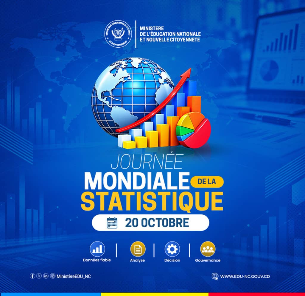Journée mondiale de la statistique : le MINEDUNC mise sur des données fiables pour transformer l'éducation en RDC