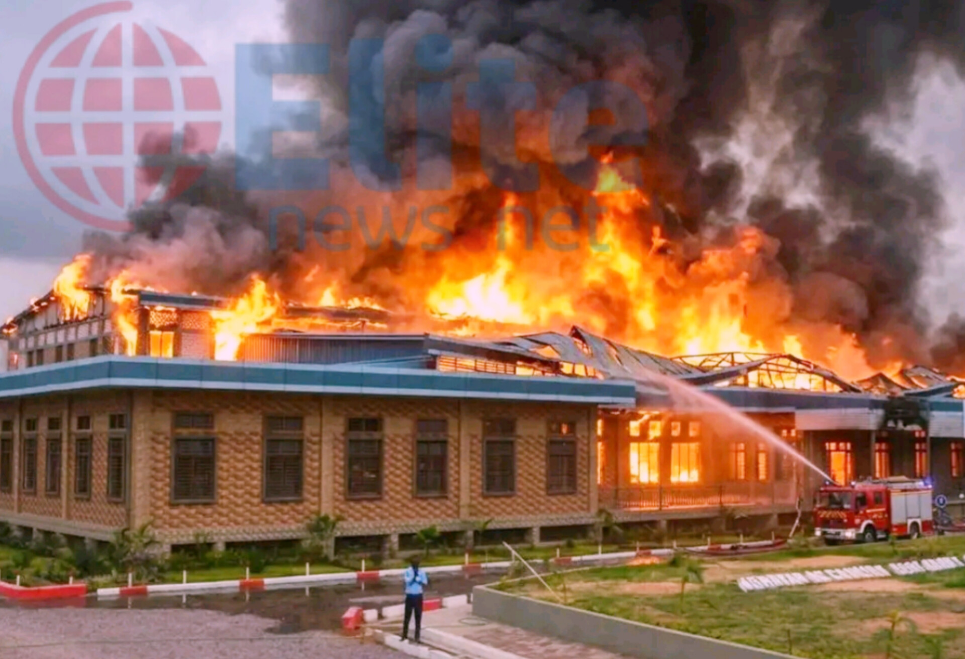 Kinshasa : un incendie ravage l’église Shekinah Tabernacle du pasteur Diyoka à Matete