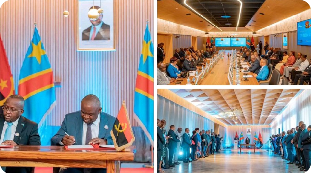 RDC–ANGOLA : signature de l’accord portant création de la Commission Permanente Mixte Défense et Sécurité