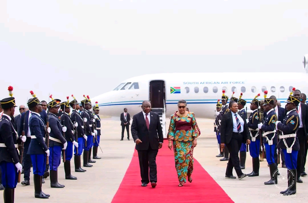 RDC–Afrique du Sud : Cyril Ramaphosa en visite à Kinshasa pour renforcer la coopération contre les pandémies