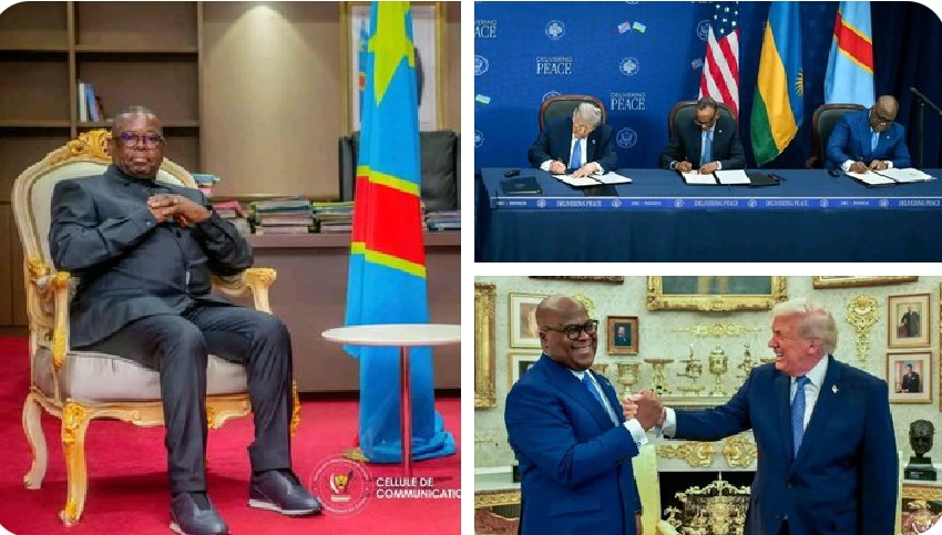 Signature de l'Accord de paix à Washington : Le Gouverneur Crispin Mukendi félicite le chef de l'État Félix Tshisekedi et salue sa diplomatie agissante