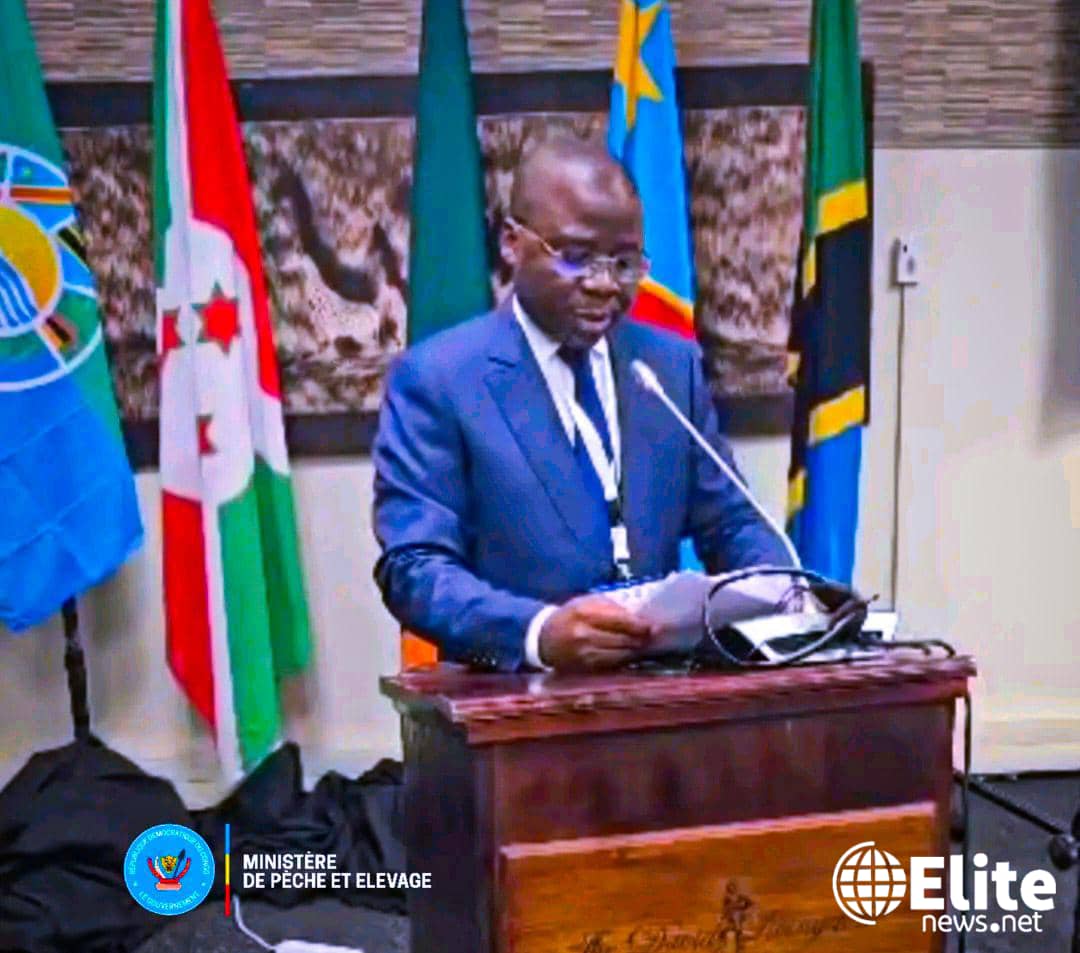 RDC : Le Ministre de la pêche et élevage Jean Pierre Tshimanga Buana dresse un bilan fort à la tête de l’Autorité du Lac Tanganyika