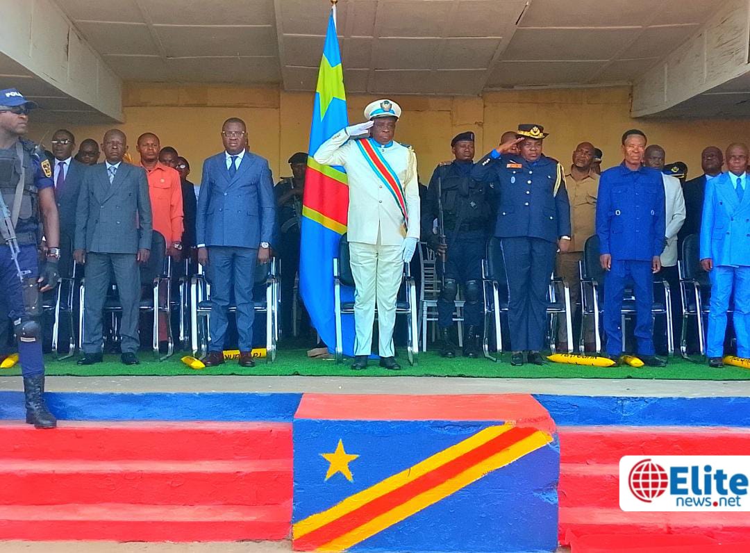 Kwilu : le gouverneur Philippe Akamituna Ndolo exhorte les policiers promus à plus de discipline, de professionnalisme et au service de la nation
