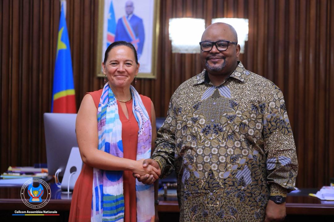 Diplomatie parlementaire : Aimé Boji Sangara échange avec l'ambassadrice Belge sur la paix en RDC