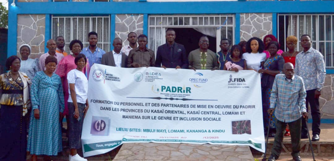 Kasaï Oriental : Clôture d’atelier sur la stratégie genre et inclusion sociale du programme PADRIR