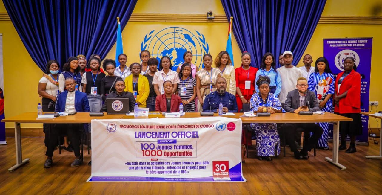 « 100 Jeunes Femmes, 1000 Opportunités » : la PJREC-RDC lance un programme pour former la nouvelle génération de leaders